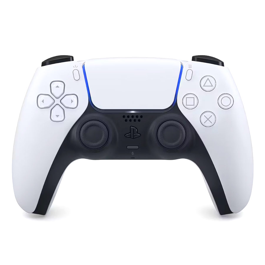 Mando - Sony Dualsense V2, Para PlayStation 5, Bluetooth, Retroalimentación háptica, Blanco