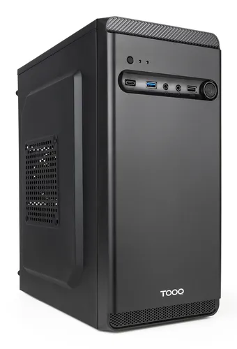 TOOQ Caja Minitorre Micro-ATX “DODEKA ULTRA” Negra Negro Incluye Fuente