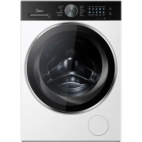 Midea - Lavadora Midea 8 Kg - 1.400 rpm, Vapor - MF210W80BA20-W-ES.