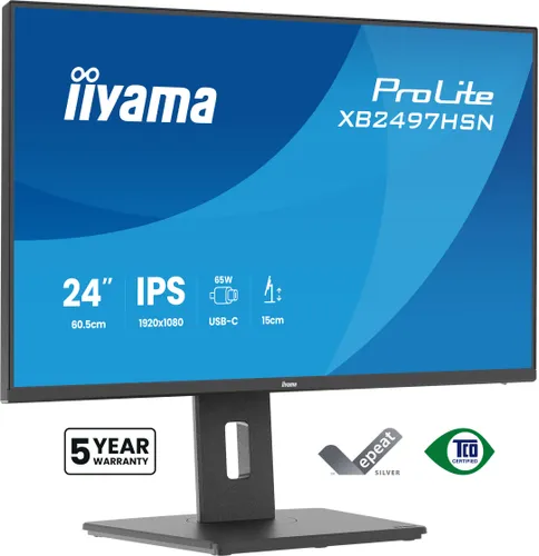 iiyama XB2497HSN-B1 Monitor ProLite 24" IPS FHD USB-C XB2497HSN-B1