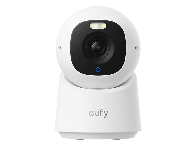 Cámara de vigilancia IP - Eufy E30, 4K, Función visión nocturna, Vista Panorámica, 360º, Blanco