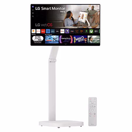 LG Smart Monitor Swing, 32", 4K UHD, táctil, LG webOS 24, peana portátil y flexible - 32U889SAX-W.OBSPTO