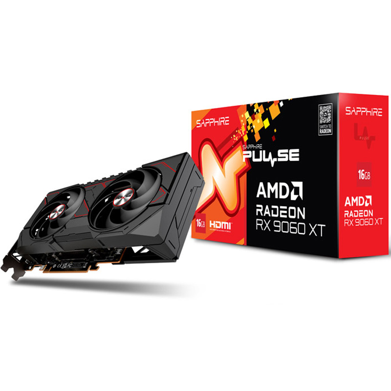 Sapphire Pulse AMD Radeon RX 9060 XT Gaming OC 16GB GDDR6