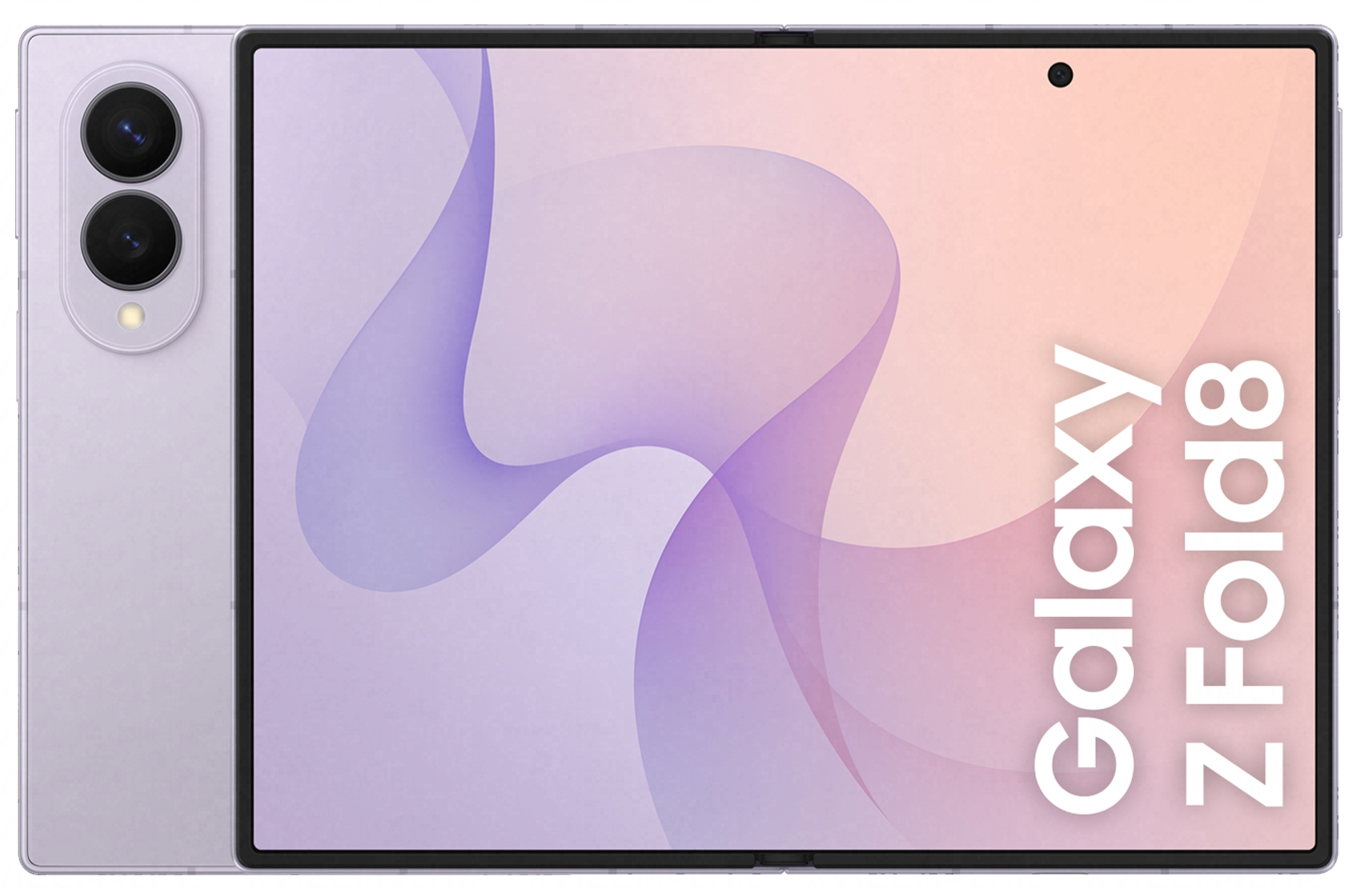 Samsung Galaxy Z Fold8, Lavanda, 1 TB, 16 GB RAM, 7.6" Dynamic AMOLED 2X, Qualcomm Snapdragon 8 Elite Gen 5, 4800 mAh, Android 17