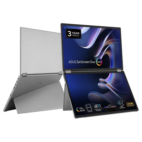 ASUS ZenScreen Duo OLED MQ149CD pantalla para PC 35,6 90LM0AKV-B01N70