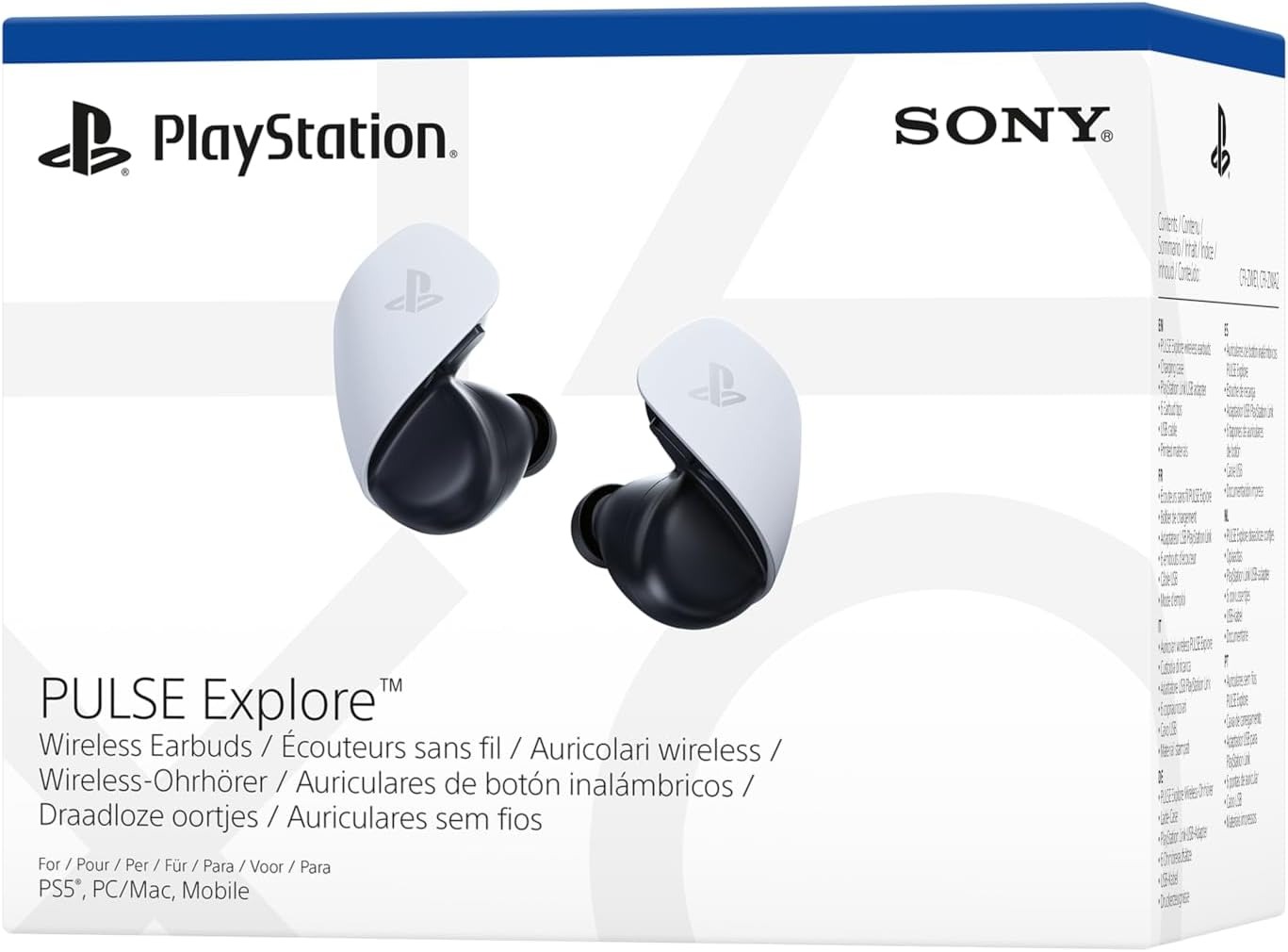 Auriculares Inalambricos Sony Pulse Explore Blancos + Estuche PS5