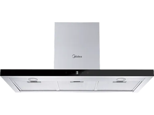 Midea - Campana decorativa Midea 4 niveles de potencia - MH90B4300B-ES.