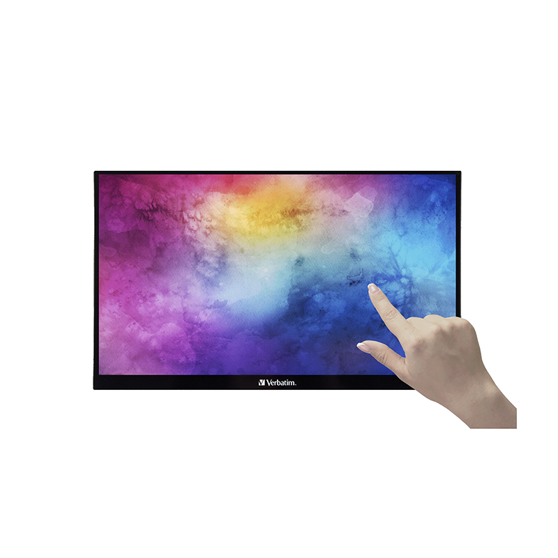 Verbatim PMT-14 14" FHD IPS 60Hz 6ms HDR FreeSync Táctil Negro