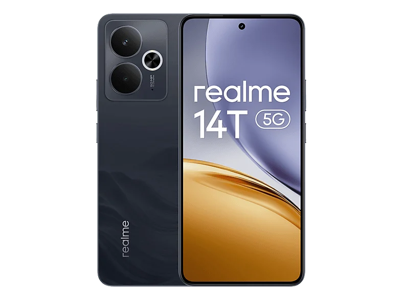 realme 14T 5G, Black, 256 GB, 8 6.67" AMOLED 120 Hz, Dimensity 6300, 6000 mAh