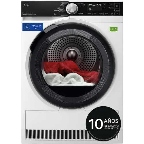 SECADORA CON BOMBA DE CALOR AEG TR939V4PB 9 KG A BLANCO
