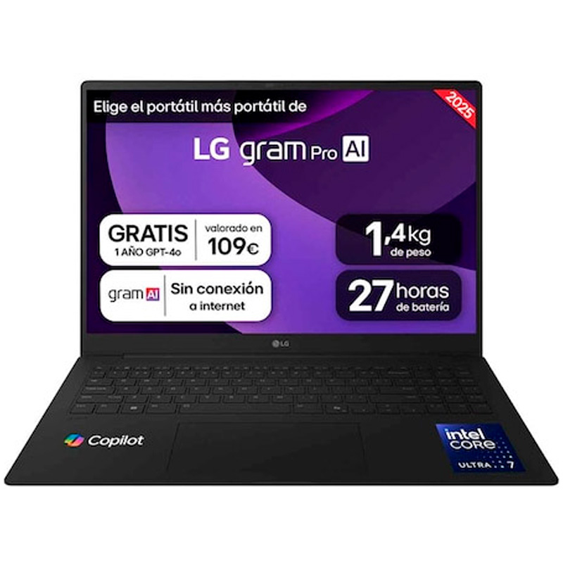 LG Gram Pro AI 16Z90TR-E.AP88B U7-255H 32GB 1TB 16" W11P