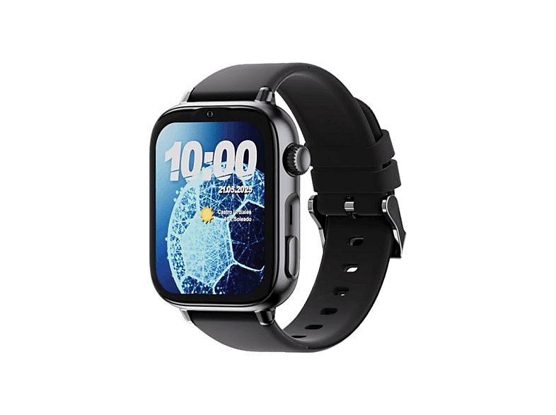 SaveFamily SaveWatch Plus 2 Reloj Inteligente para ni os 4G Esfera Negra correa silicona Negra