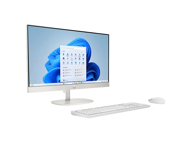All in one - HP- Desktop AI 27-cr2000ns, 27" Full-HD, Intel® Core™ Ultra 5 225U, 16 GB RAM, 512 SSD, UHD Graphics, Windows 11 Home, Shell White