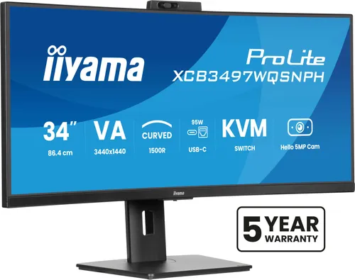 iiyama XCB3497WQSNPH-B1 34" VA 3440x1440 350cd/m2 XCB3497WQSNPH-B1