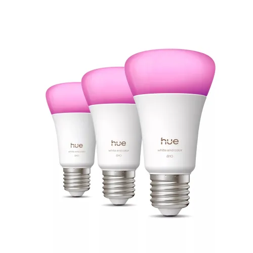 Philips Hue White & Color Ambiance Bombilla Inteligente A60 - E27 - 810