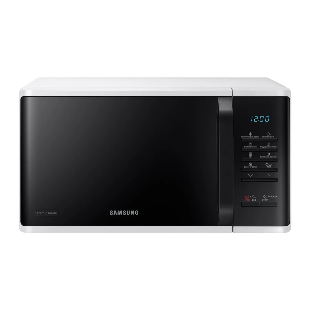 Microondas Samsung MS23K3513AW 800W 23L 6 Niveles de Potencia