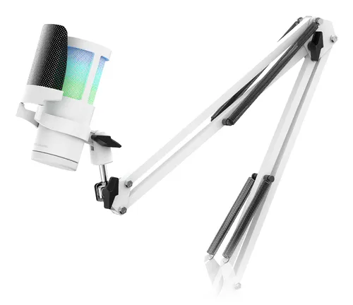 MICR??FONO DE ESTUDIO PROFESIONAL MARS GAMING MMICSCW ADC 192Khz 24BIT BRAZO MECANICO FILTRO POP