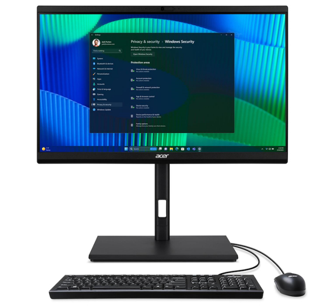 ORDENADOR ALL IN ONE ACER VERITON VZ2724G CORE i7 14700 23.8" FHD 16GB DDR5 512GB SSD WIFI6E NO OS
