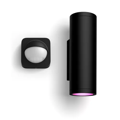 Philips Hue Pack: Aplique De Pared Exterior Appear + Sensor De Exterior