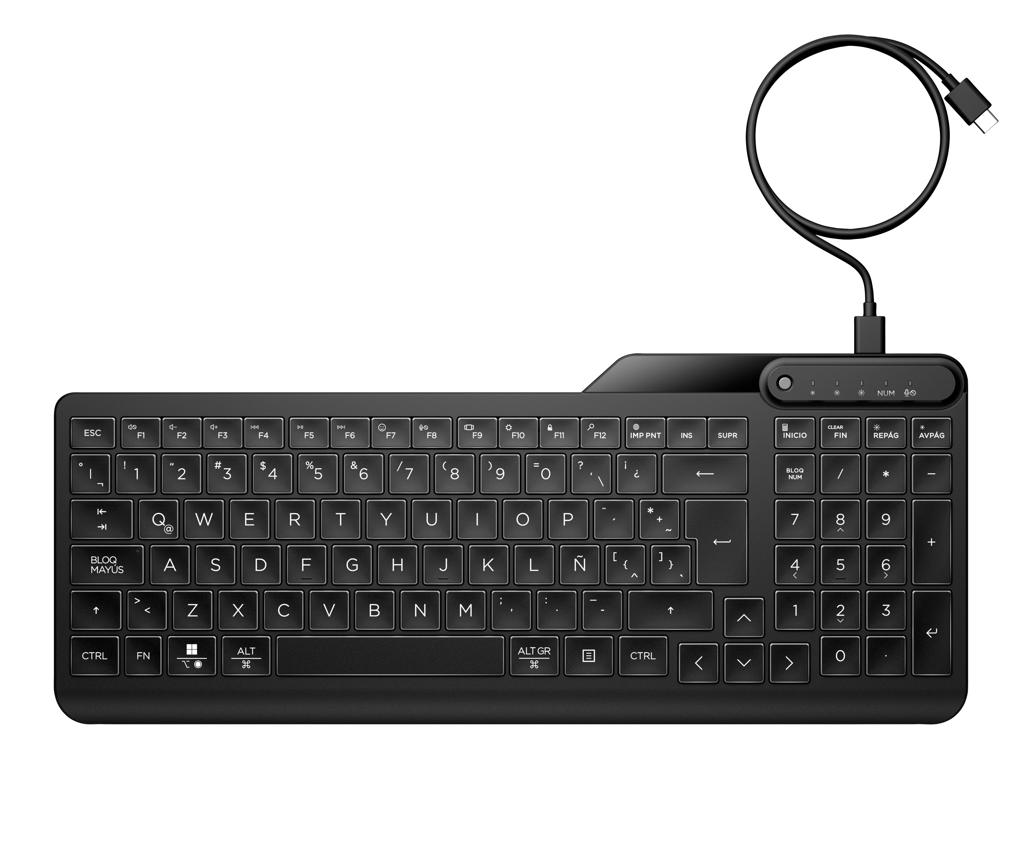 TECLADO HP 405 MULTIDISPOSITIVO RETROILUMINADO