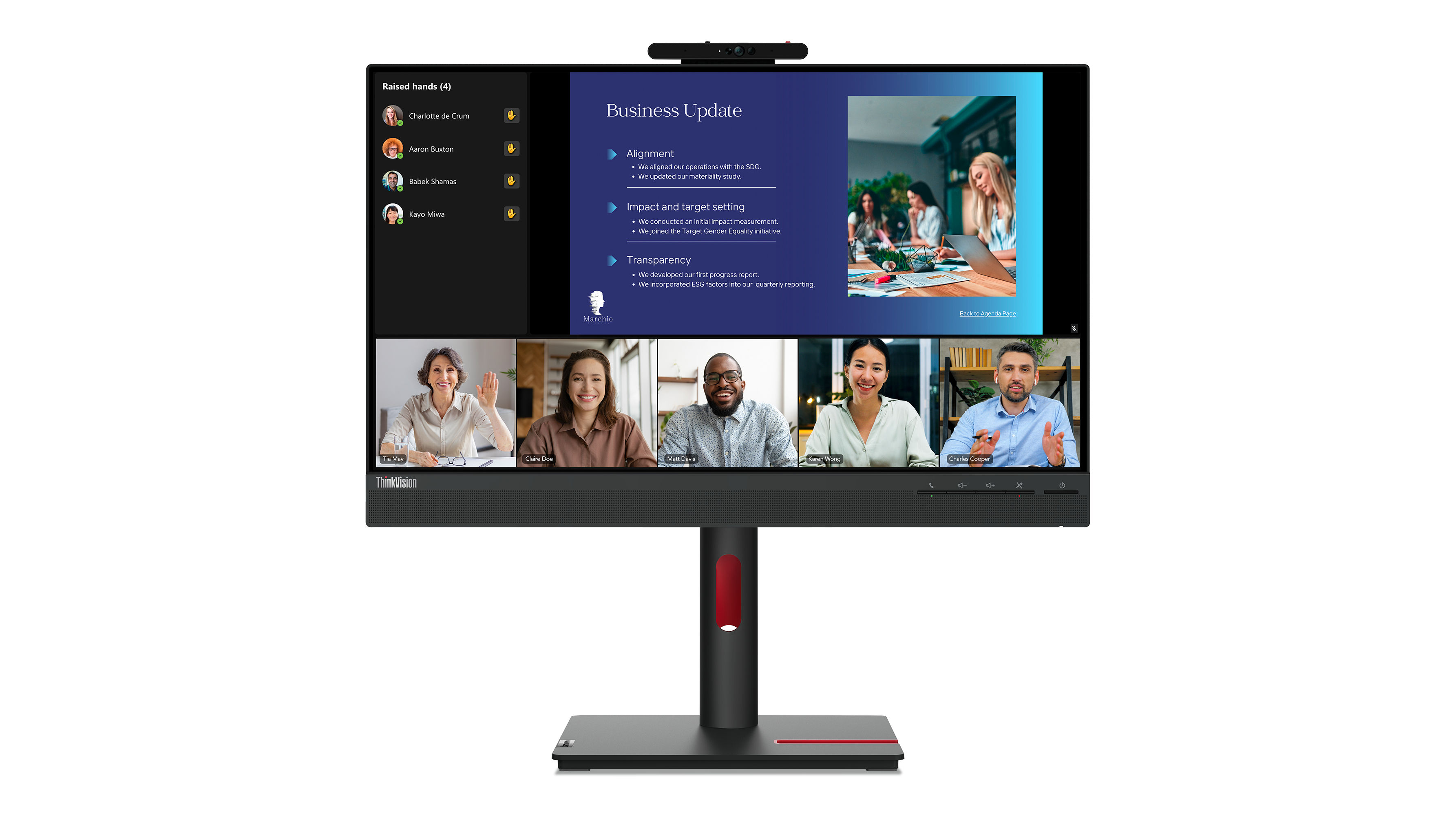 Lenovo ThinkVision T24v-30 60,5 cm (23.8") 1920 x 1080 63D8MAT3EU