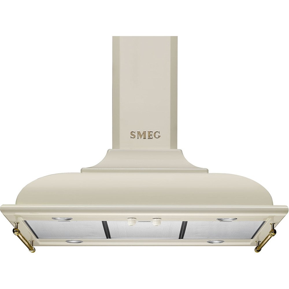 Smeg - Campana isla Smeg acabado latón envejecido - KCI19POE.