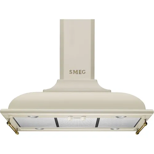 Smeg - Campana isla Smeg acabado latón envejecido - KCI19POE.