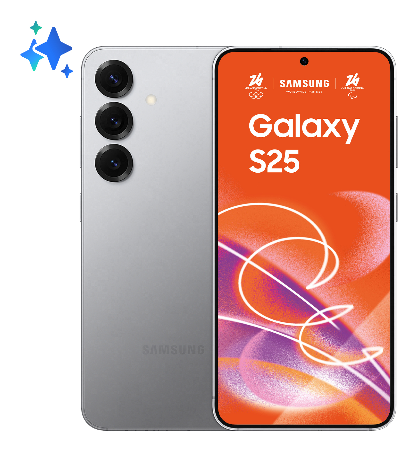 Samsung Galaxy S25 5G 12/256GB Plata SM-S931BZSGEUE
