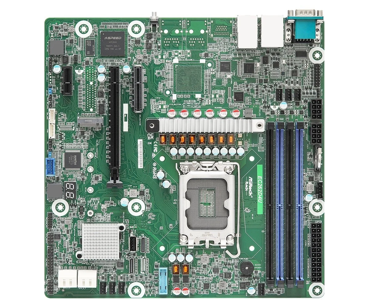 ASRock EC262D4U, 1xSKT LGA 1700, Intel E-2400, C262, SATA EC262D4U