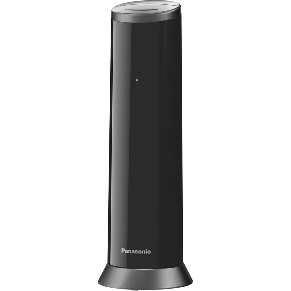 Panasonic - Teléfono inalámbrico Panasonic KX-TGK210SPB negro diseño vertical.