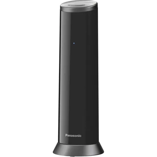 Panasonic - Teléfono inalámbrico Panasonic KX-TGK210SPB negro diseño vertical.