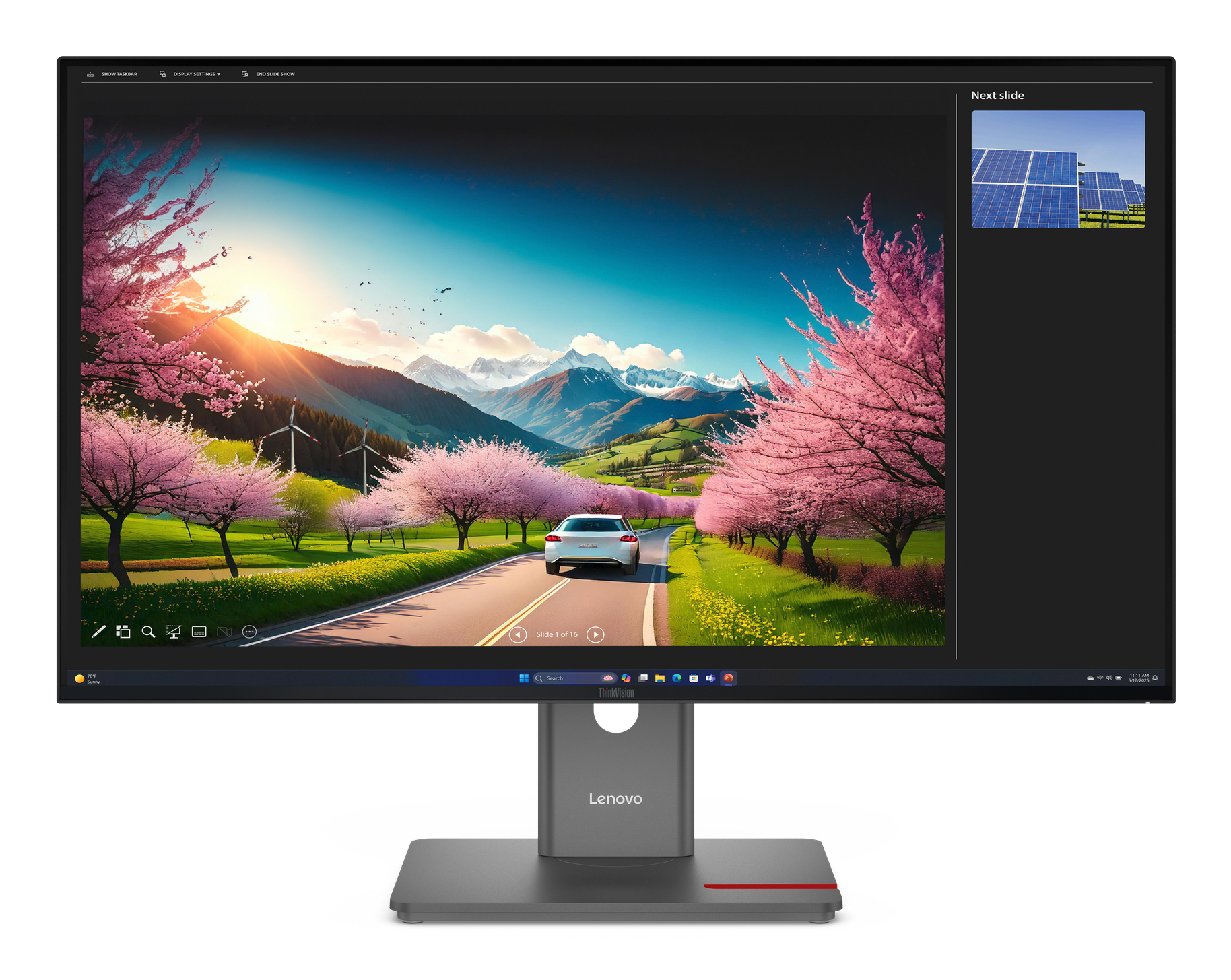 MONITOR LENOVO ThinkVision P32UD-40 Monitor ThinkVision 31.5" IPS 3840 x 2160 HDMI