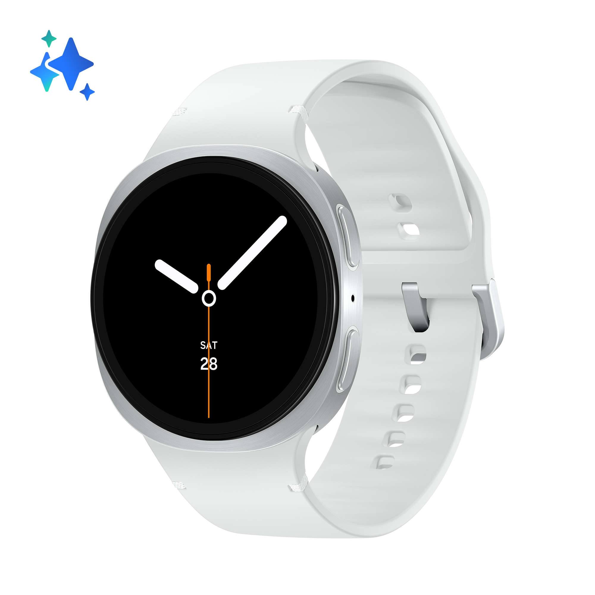 Samsung Galaxy Watch 8 40mm Bluetooth Plata Tensión Arterial