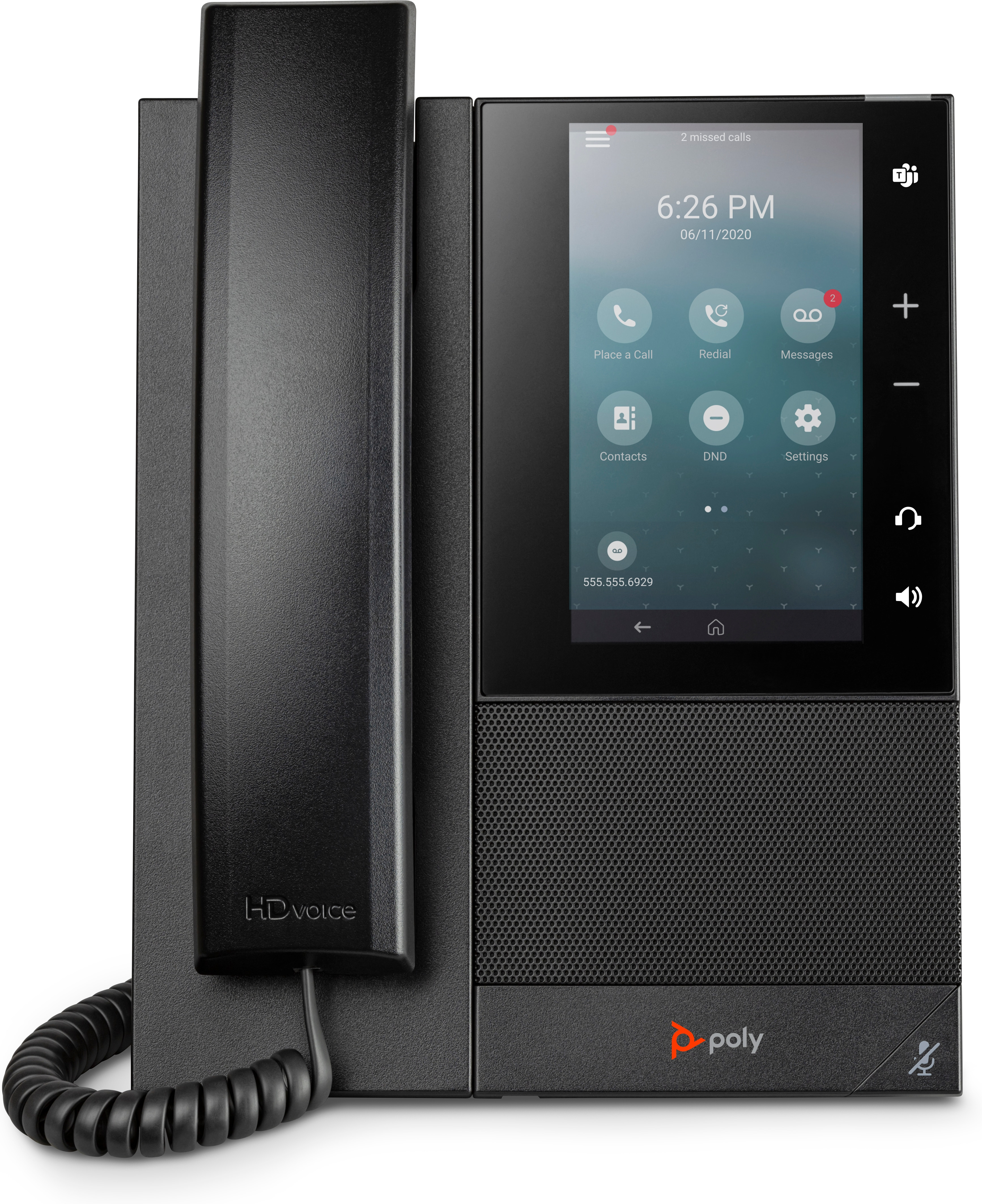 HP Poly CCX 500 Business Media Phone with Open SIP and 82Z78AA