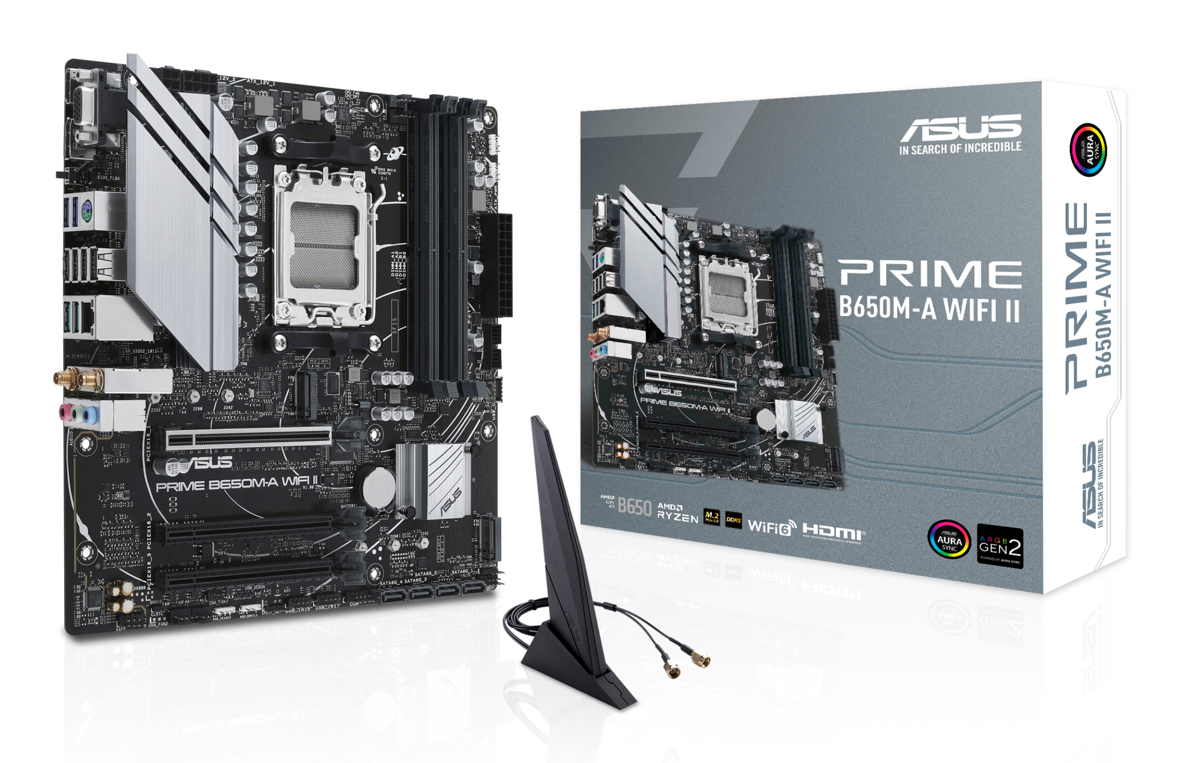ASUS PRIME B650M-A WIFI II AMD B650 Zócalo AM5 micro 90MB1EG0-M0EAY0