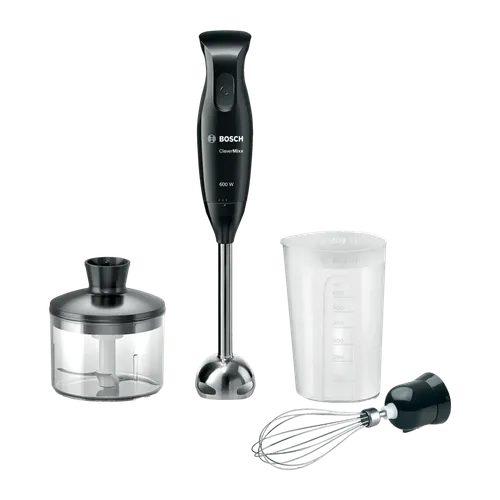 Batidora de mano Bosch CleverMixx 600W Minipicador incluido Negro MSM2650B
