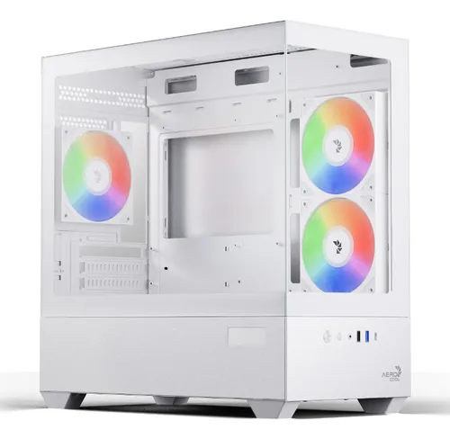 Caja AEROCOOL P300D Digi-G-WT-v1 RGB Blanco