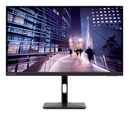 Monitor - Lenovo N27p, 27", UHD 4K, 6 ms, 40Hz, 1x USB-C®, 2x USB-A, HDMI® 2.1 TMDS, DP 1.4, USB-C, Negro, Incluye Altavoces