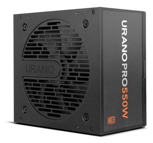 Fuente Alimentación 550W NOX Urano Pro 80 PLUS Bronze Non-Modular Black,Orange