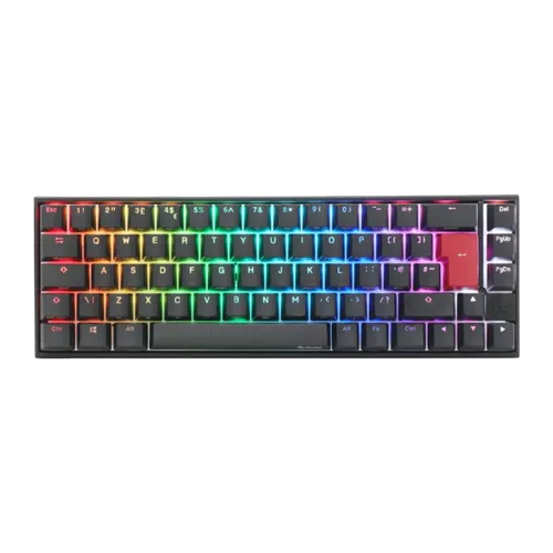 Teclado Gaming Ducky Mecha Pro SF RGB Mecánico Cherry MX Negro Español 65%