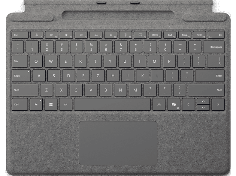 Teclado - Microsoft para Surface Pro de 13" con almacenamiento lápiz, Platino