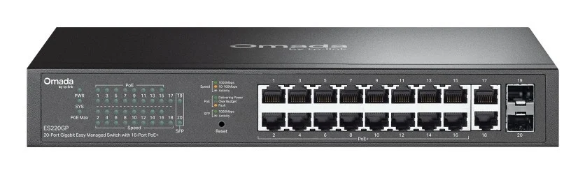 OMADA ES220GP switch Gestionado Gigabit Ethernet (10/100/1000) ES220GP