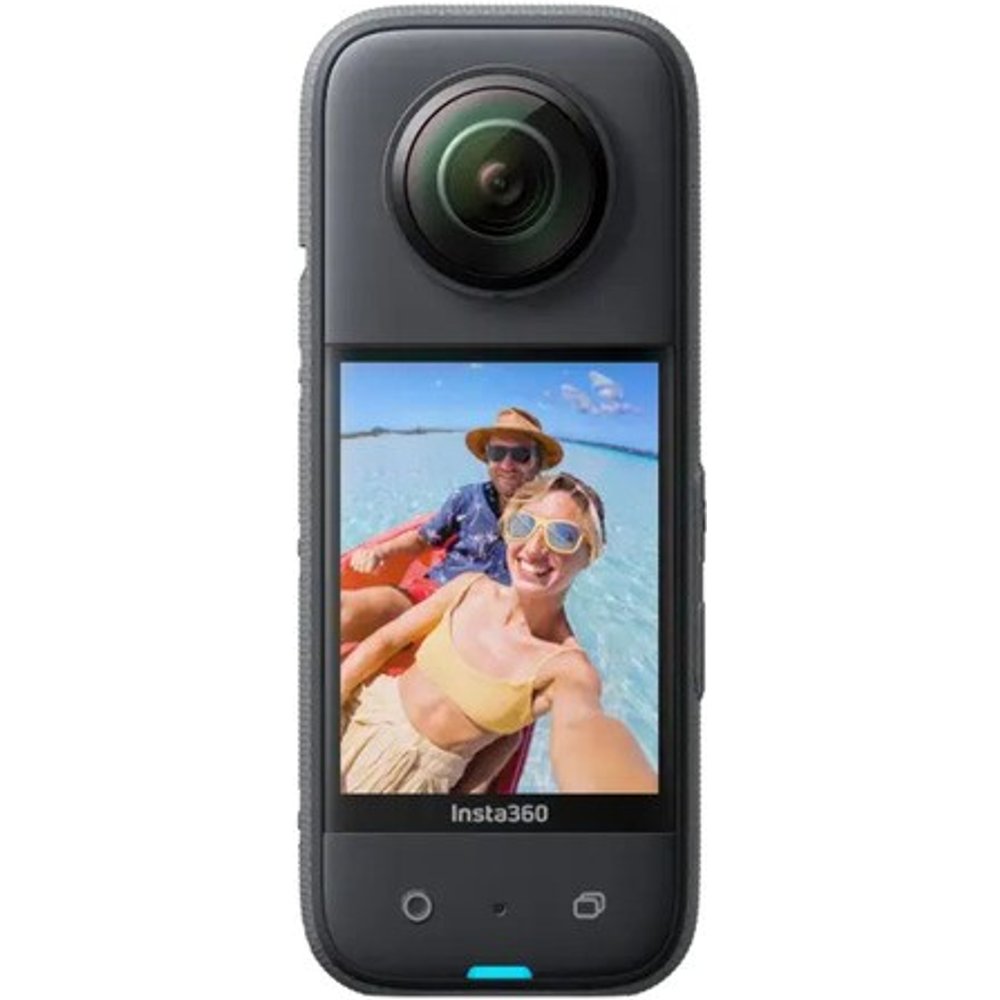 Cámara deportiva - Insta360 X3, 5.7K, 72 megapixel, WiFi, Inteligencia Artificial, Pantalla táctil, Negro