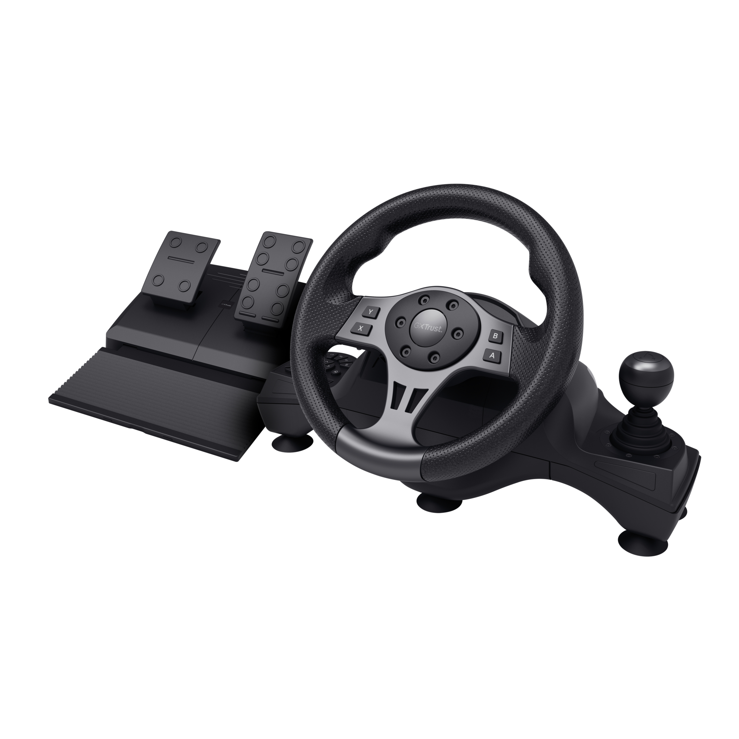 Volante Trust GXT 289 Movi Switch/PS4/Xbox/PC Pedales incluidos 270°