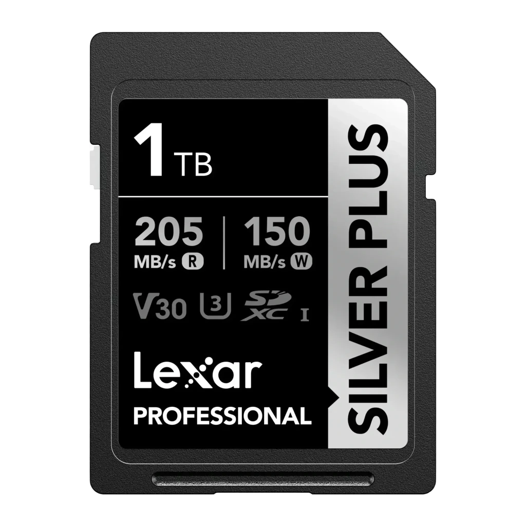 Tarjeta de memoria Lexar Professional Silver Plus SDXC 1TB UHS-I V30