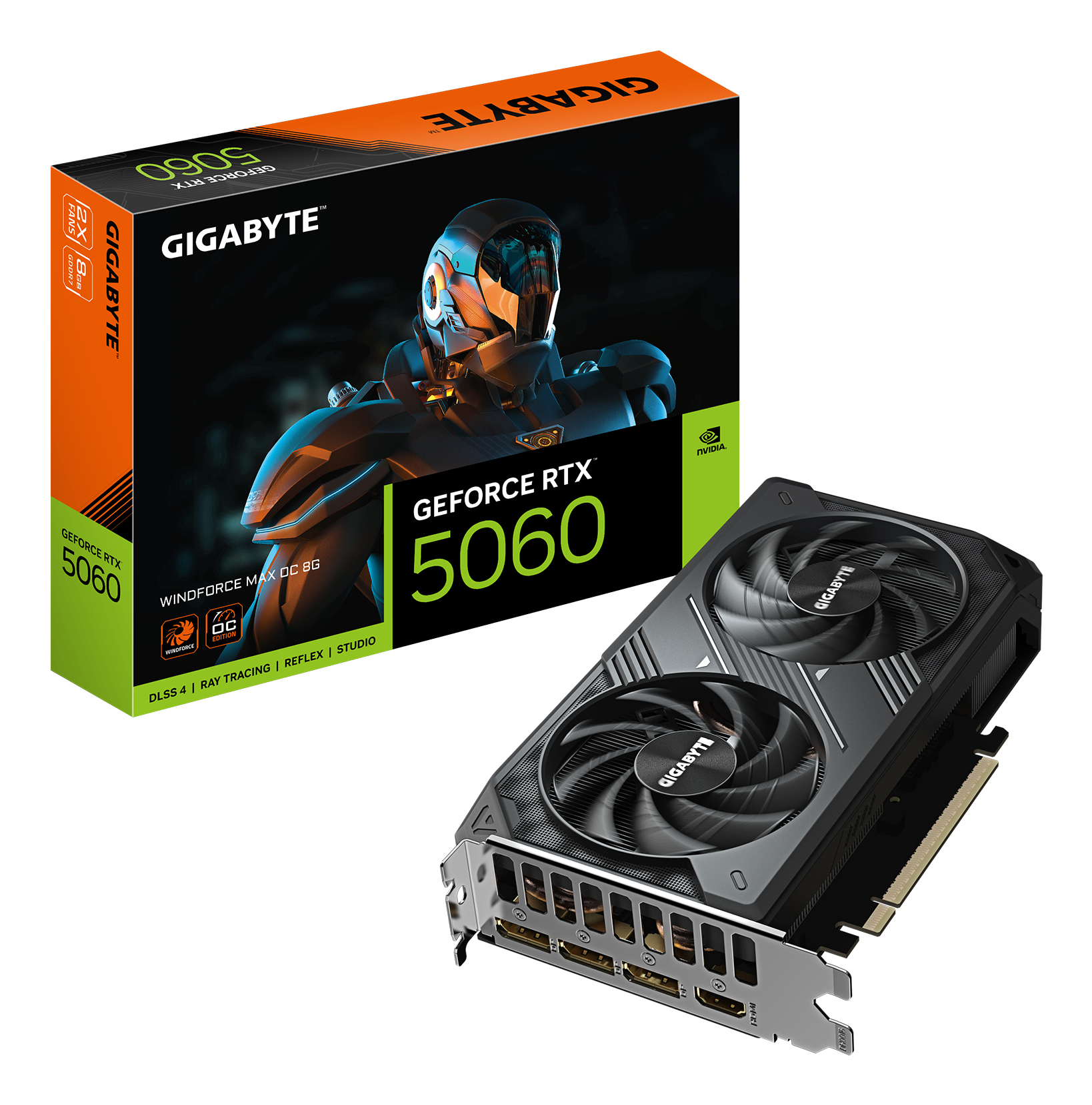 Gigabyte GeForce RTX 5060 Windforce Max OC 8GB GDDR7 DLSS4