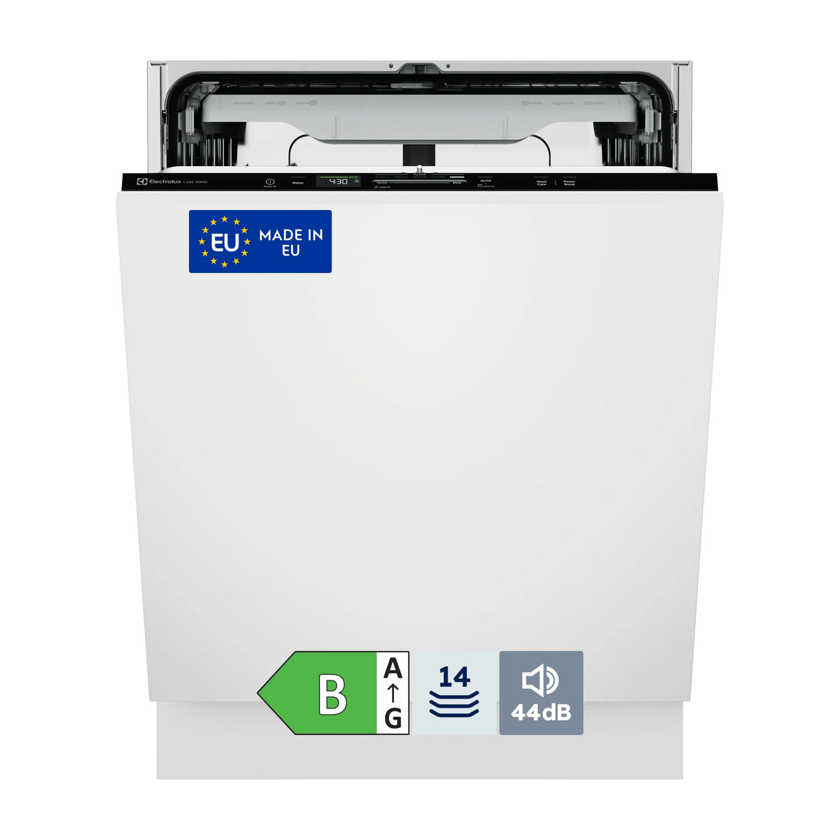 Electrolux - Lavavajillas integrable Electrolux 14 cubiertos, bandeja cubiertos, 60 cm, Serie 600 - E62LB202S.