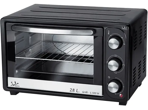 Mini horno - Jata HN928, Potencia 1500 W, Capacidad 28 L, Temporizador de 60 min, Termostato