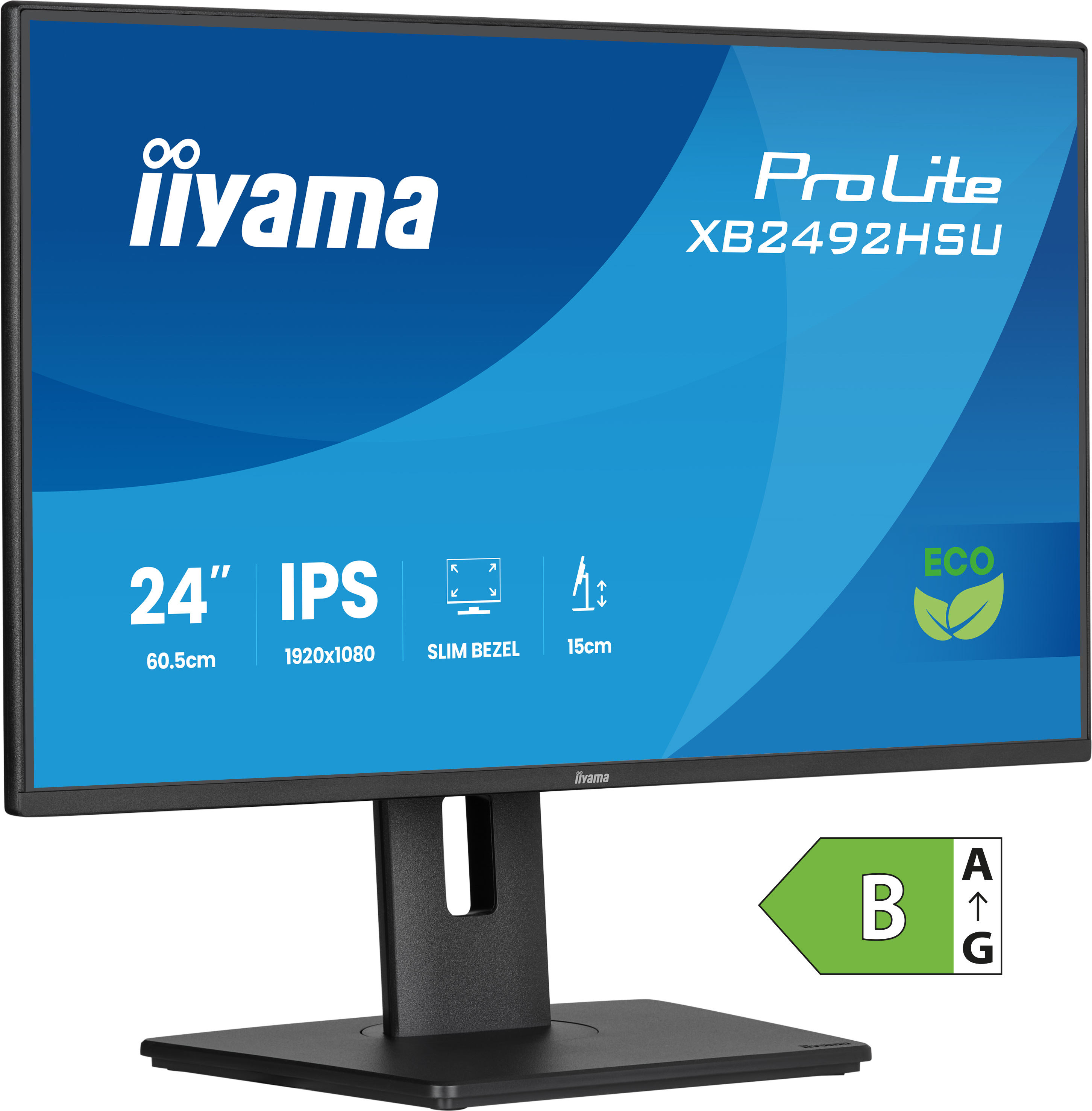 iiyama ProLite XB2492HSU-B1 pantalla para PC 61 cm (24") XB2492HSU-B1
