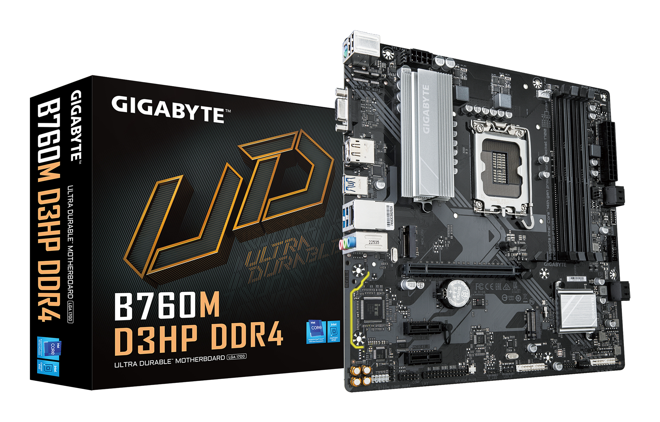 GIGABYTE B760M D3HP DDR4 placa base Intel B760 Express B760M D3HP DDR4